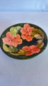 Moorcroft hibiscus dish