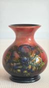 Moorcroft flambe anemone vase