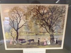 Helen Bradley print 46 cm x 56 size including fram