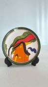 Wedgwood Clarice Cliff orange house plate limited