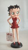 Betty Boop figure red glitter dress