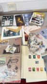 Collection of worldwide stamps, albums and philate