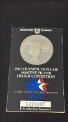 1983 Olympic dollar .900 fine silver proof collect