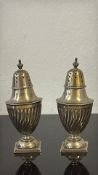 Pair of silver cruets, Birmingham hallmark date le