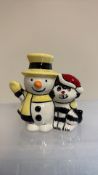Lorna Bailey snowman & cat