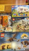 Four boxed LEGO sets