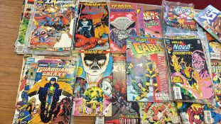 Collection of Marvel superhero comics