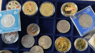 Collection of commemorative coins
