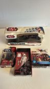Collection of boxed Star Wars action figure sets