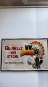 Cast iron Guinness Him Strong sign