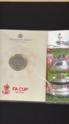 The Royal mint 150 years of the FA cup 2 pound coi
