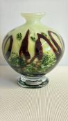 Pascal Guernic studio art glass vase