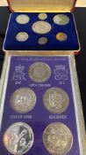 The royal silver wedding crowns & coin collection