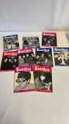 Eight 1964 issues of The Beatles Monthly Book with