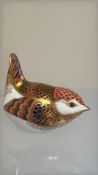 Royal crown derby Jenny Wren signed in gold