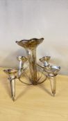Silver Epergne base missing London hallmark Date l