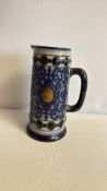 German salt-glazed stoneware beer stein