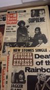 Group of 1970s New Musical Express newspapers