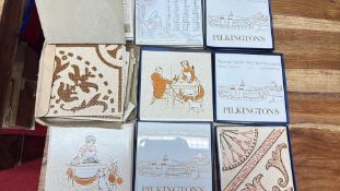 Pilkingtons sample ceramic wall tiles collection