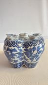 Oriental flower vase vintage