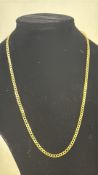 9ct Gold curb chain Weight 5.6g