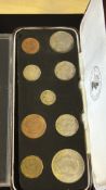 George VI specimen coin set 1942 together with 1 o