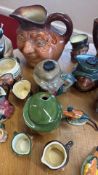Collection of character and toby jugs