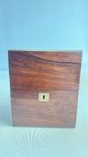 Georgian mahogany box (apothecary)