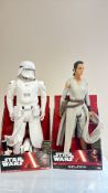 Pair of Star Wars Jakks Pacific Big-Figsâ Rey & First Order Snowtrooper Figures