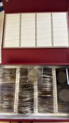 Boxed British coin collection