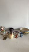 Collection of assorted decorative ceramics