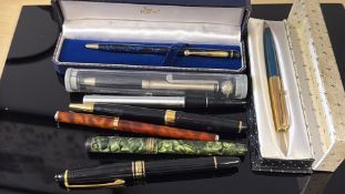 Collection of various pens