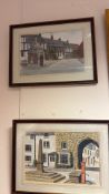 Pair of framed watercolours by F. Goodwin