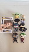 Group of Funko Pop figures including boxed Dobby #17