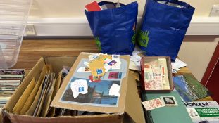 Collection of world and GB stamps in album, packets and loose