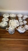 Tuscan China floral dinner and tea service