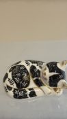 Royal crown derby misty the cat gold stopper