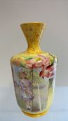 Hand painted vase