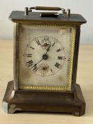 Early 20th century brass carriage clock - A.F
