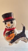 Lorna Bailey snowman & cat