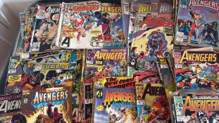 Collection of Marvel Avengers comic books