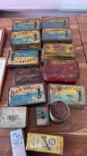 Collection of vintage Bulwark and other tobacco tins