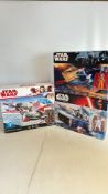 Set of 3 Star Wars boxed vehicle playsets, Hasbro