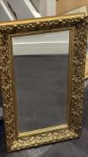 Gilt acanthus framed wall mirror