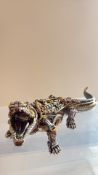 Steampunk style crocodile