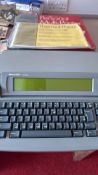 Sharp FW-560 word processor with Silver-Reed EXD10 thermal printer and paper