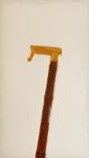 Bone handle swagger stick