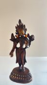 Bronze buddha Deity lady buddhist