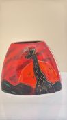 Anita Harris Giraffe vase signed in gold