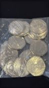 Uncirculated 50p coins - Sir Isaac Newton